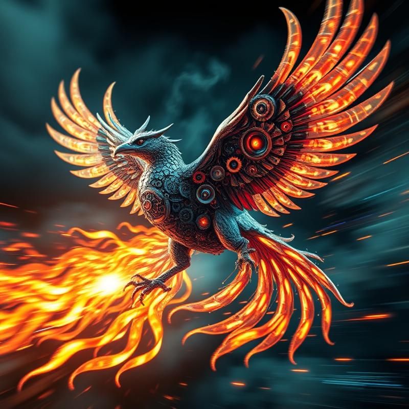 kinetic art style AI art