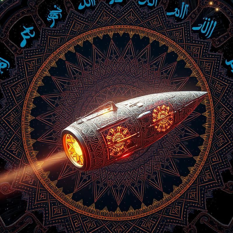 islamic art style AI art