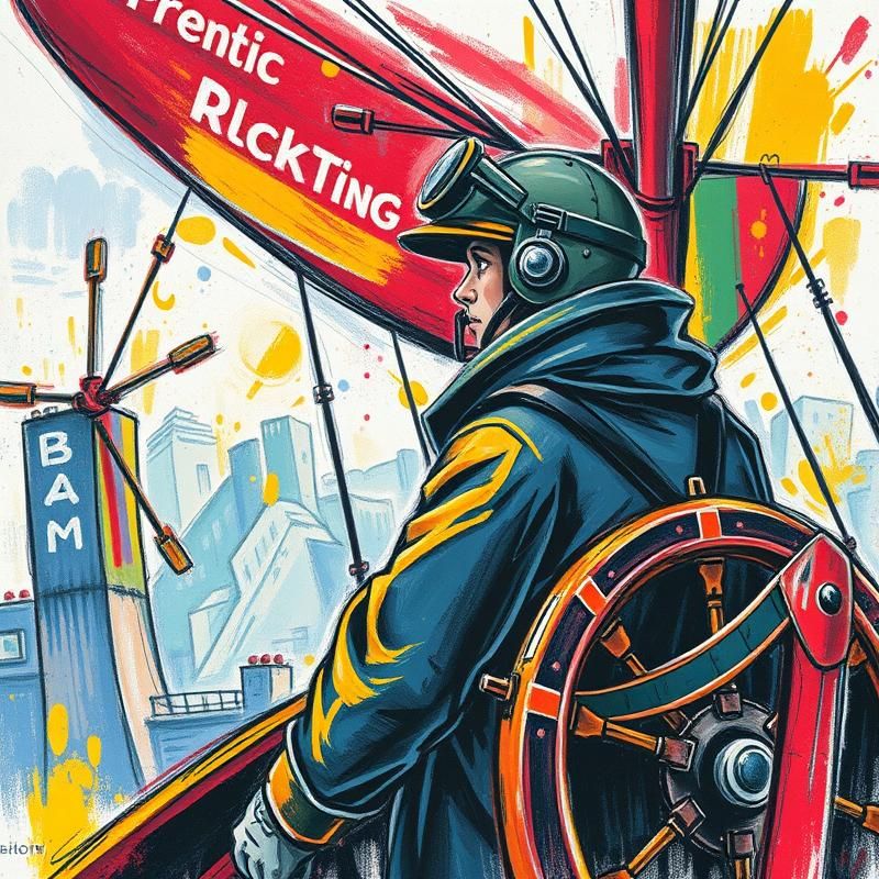 chalk art style AI art