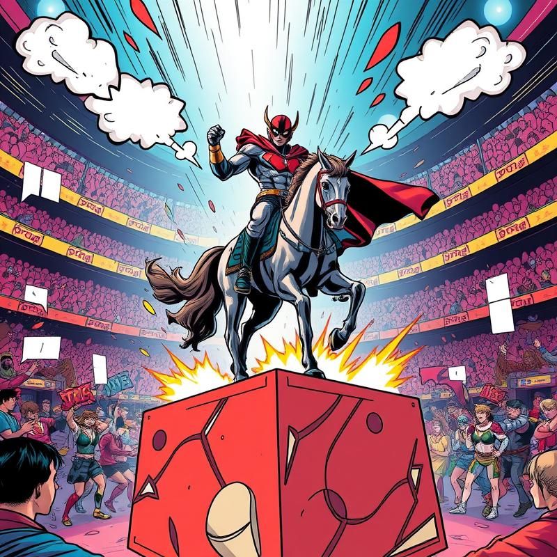comic book style AI art