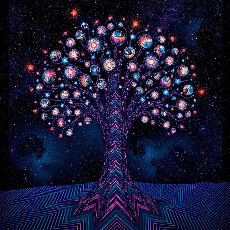 op art style AI art