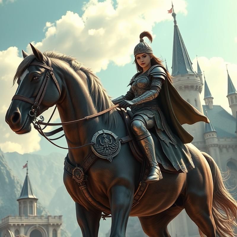 3D rendering style AI art