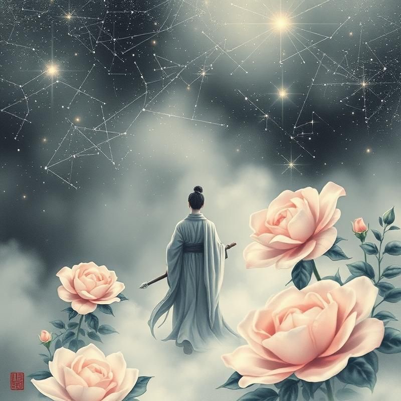 chinese painting style AI art