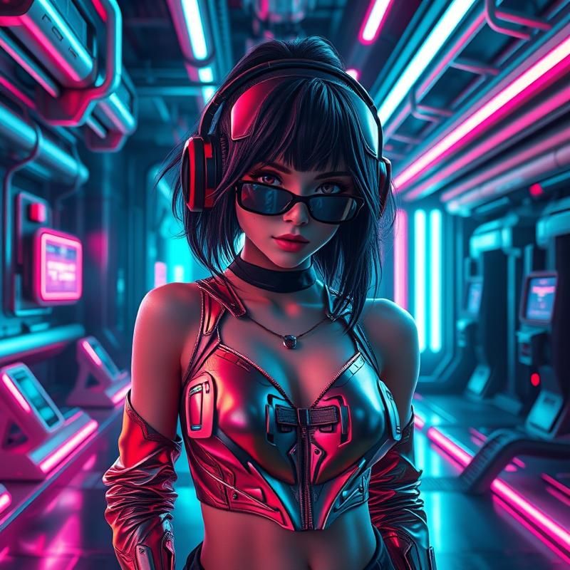 sci-fi art style AI art
