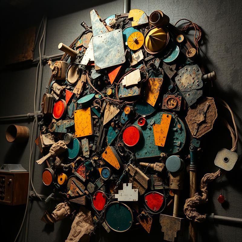 installation art style AI art