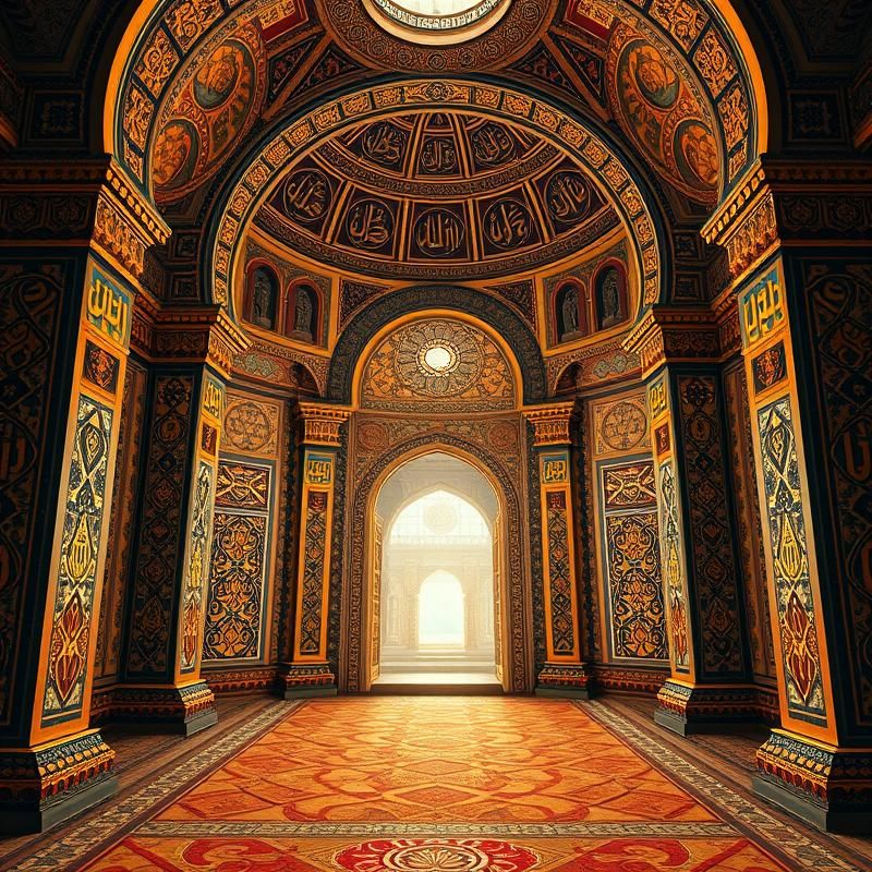 islamic art style AI art