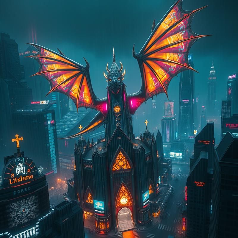 cyberpunk style AI art