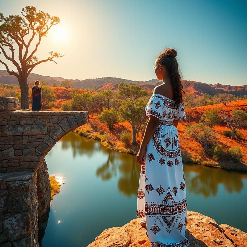 aboriginal art style AI art
