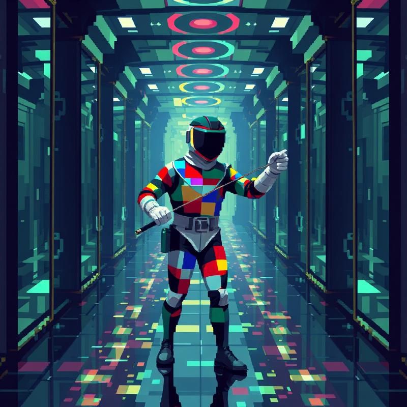 retro style AI art