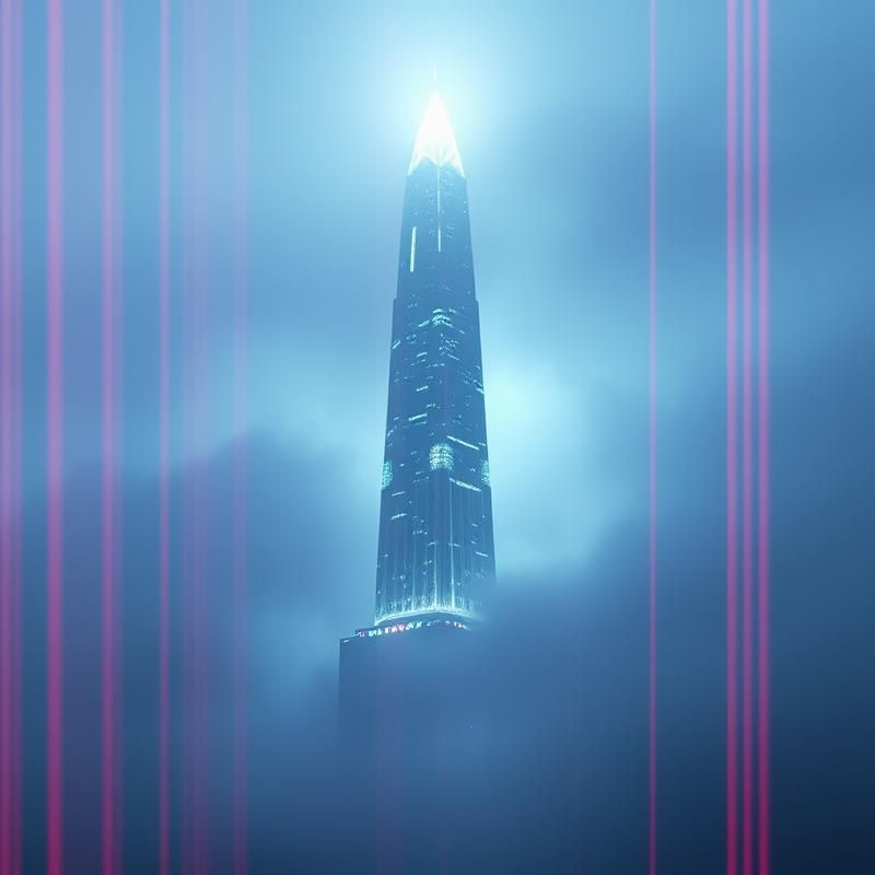 glitch art style AI art