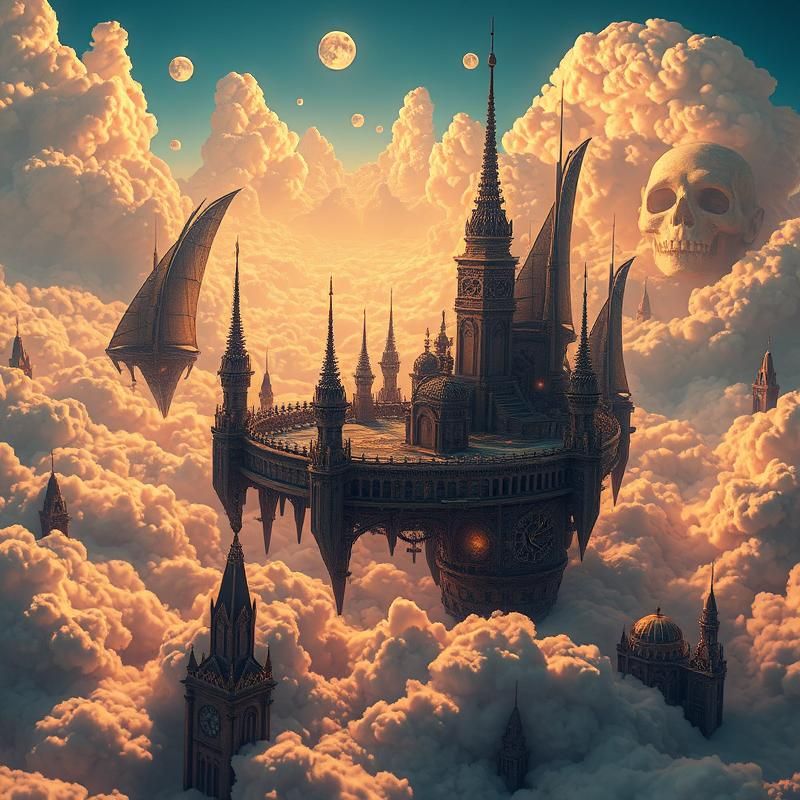surrealism style AI art