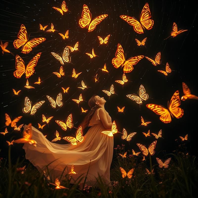 light painting style AI art