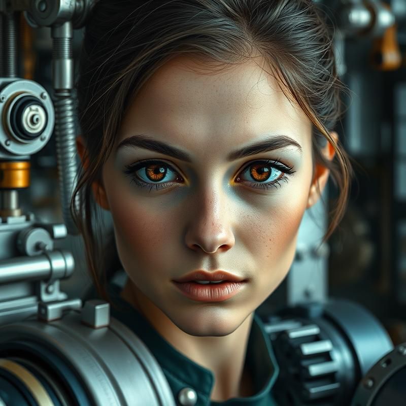 hyperrealism style AI art