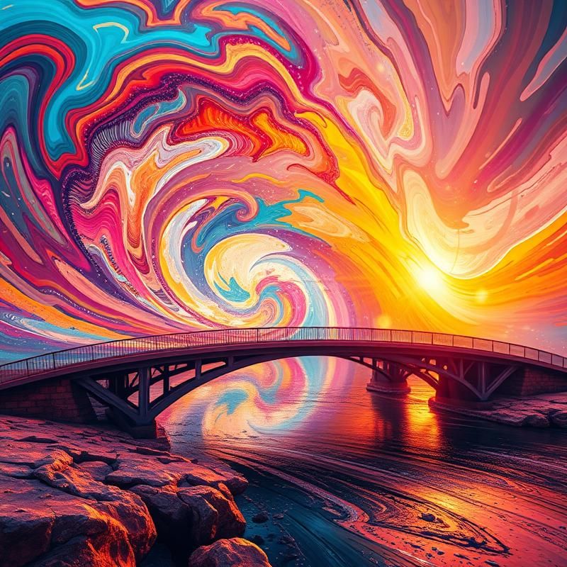 abstract style AI art
