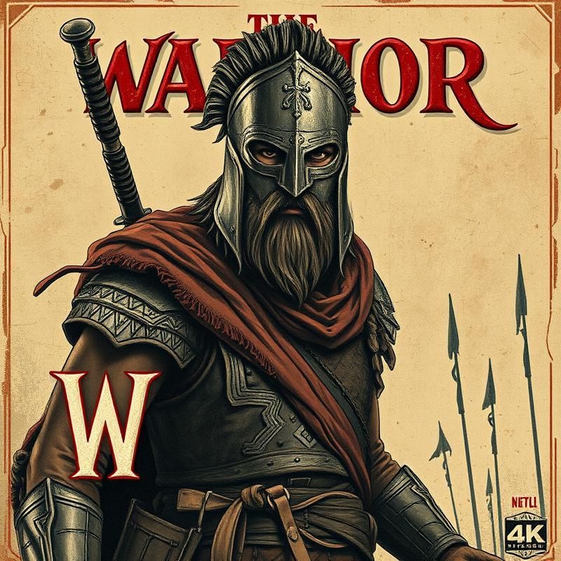vintage poster style AI art