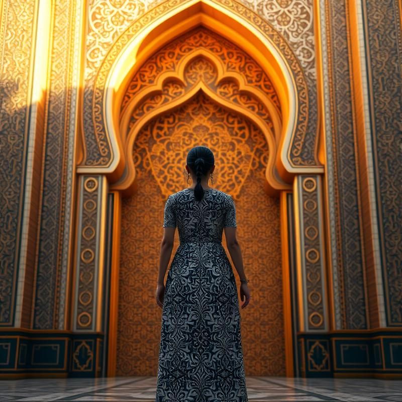 islamic art style AI art
