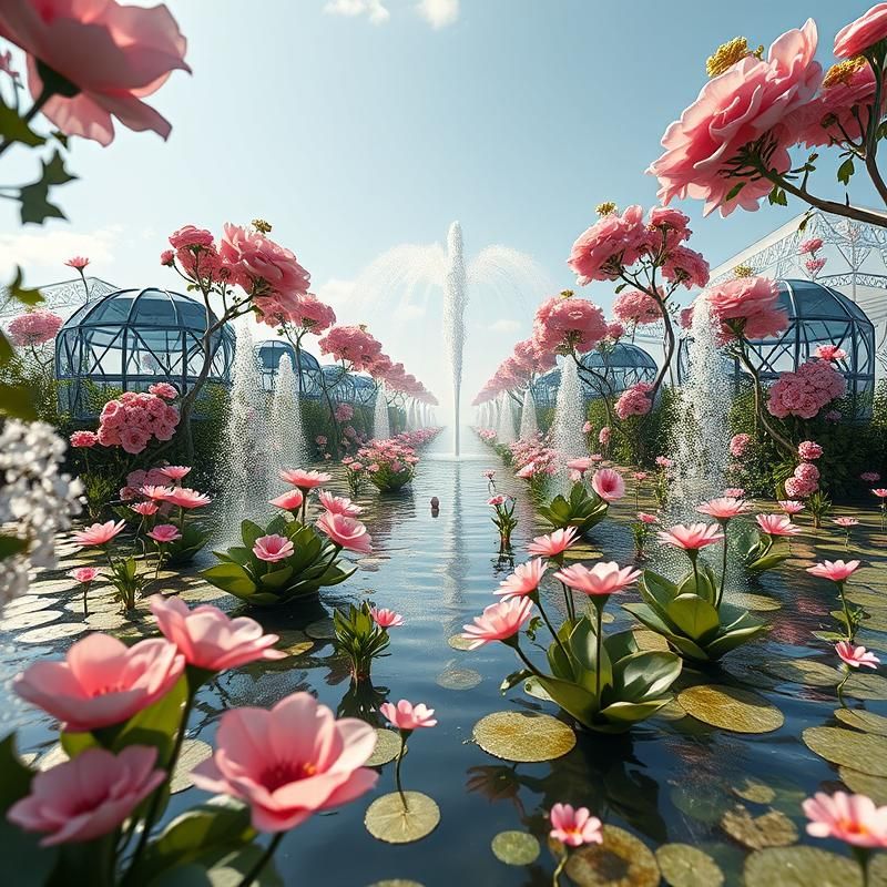trompe l'oeil style AI art