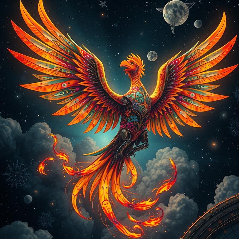 folk art style AI art