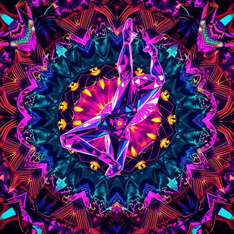 geometric style AI art