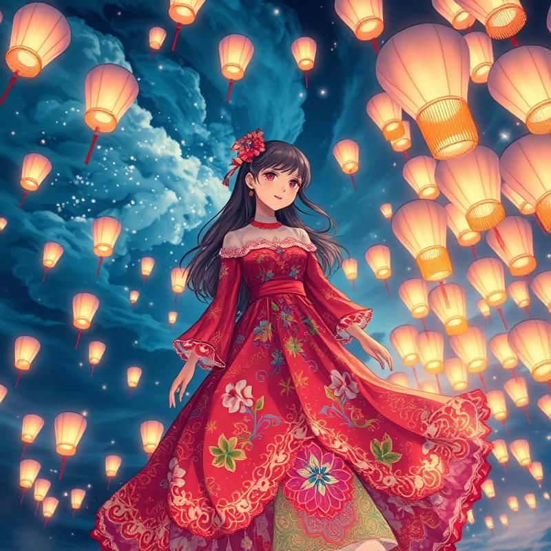 anime style AI art