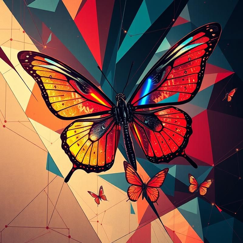 constructivist style AI art