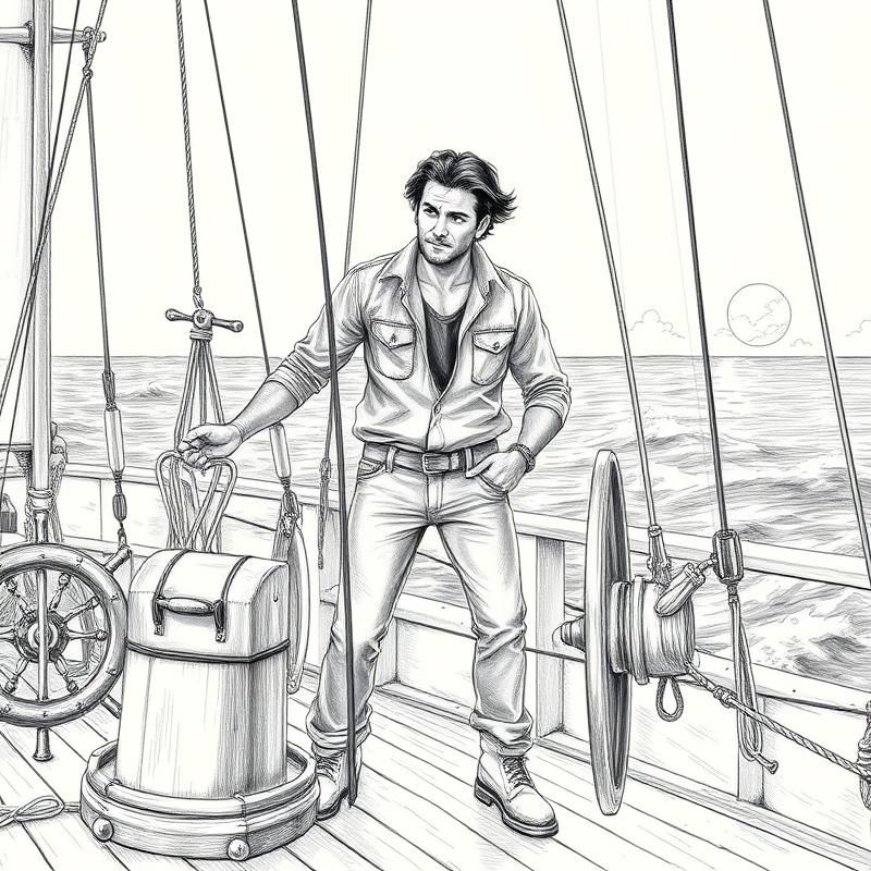 pencil sketch style AI art