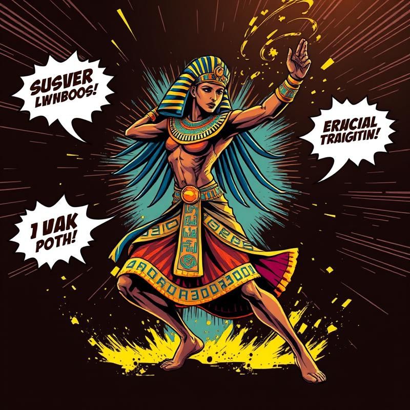 comic book style AI art
