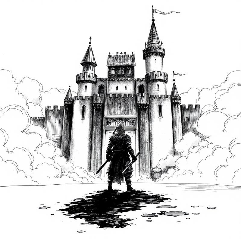 ink drawing style AI art