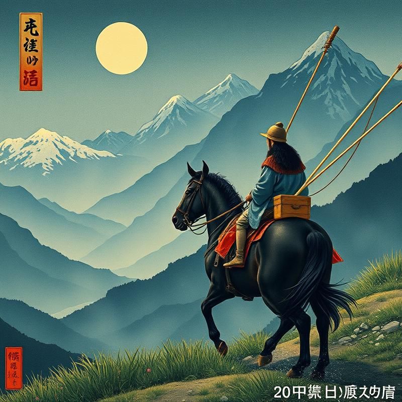 ukiyo-e style AI art