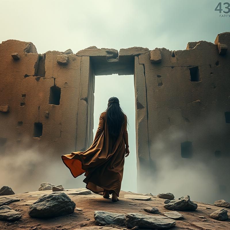 land art style AI art