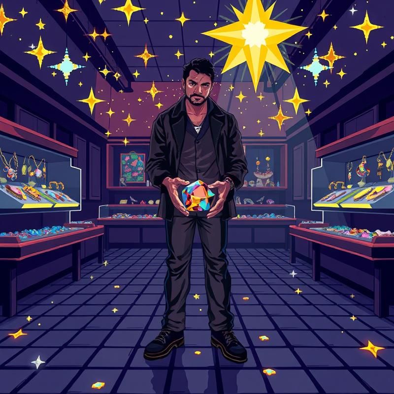 8-bit art style AI art
