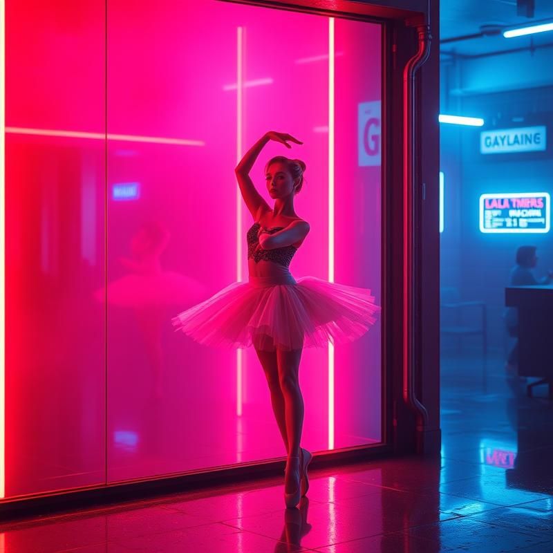 synthwave style AI art