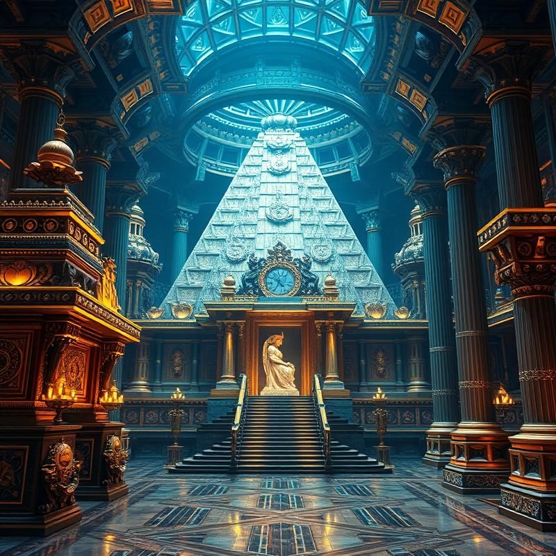 art deco style AI art