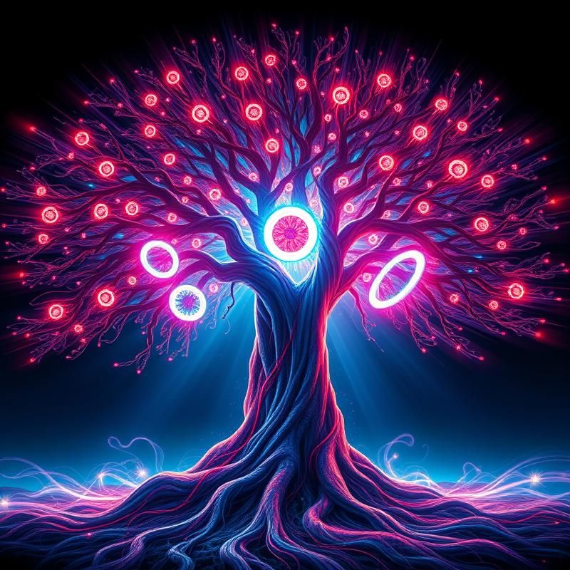 kinetic art style AI art