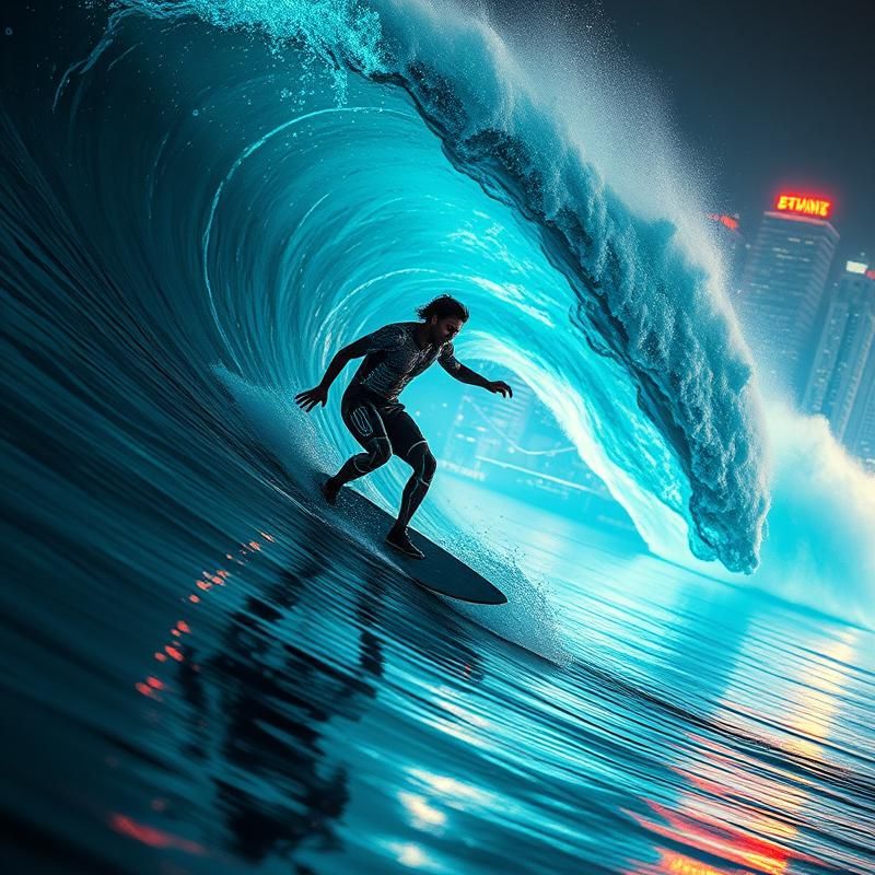 cyberpunk style AI art