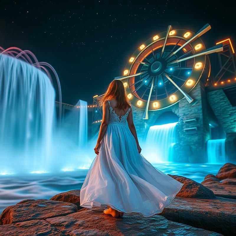 light painting style AI art