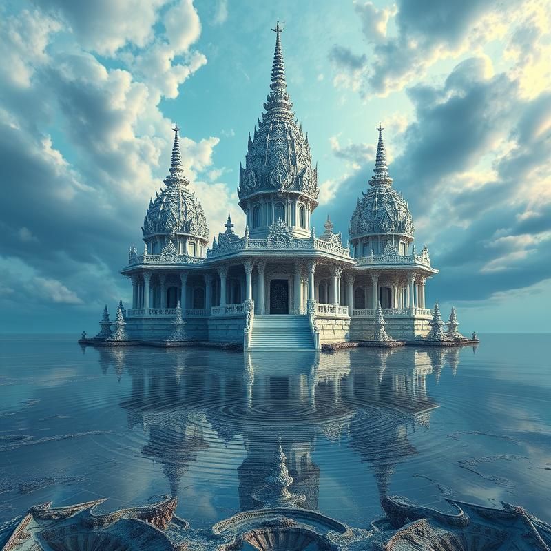 fractal art style AI art