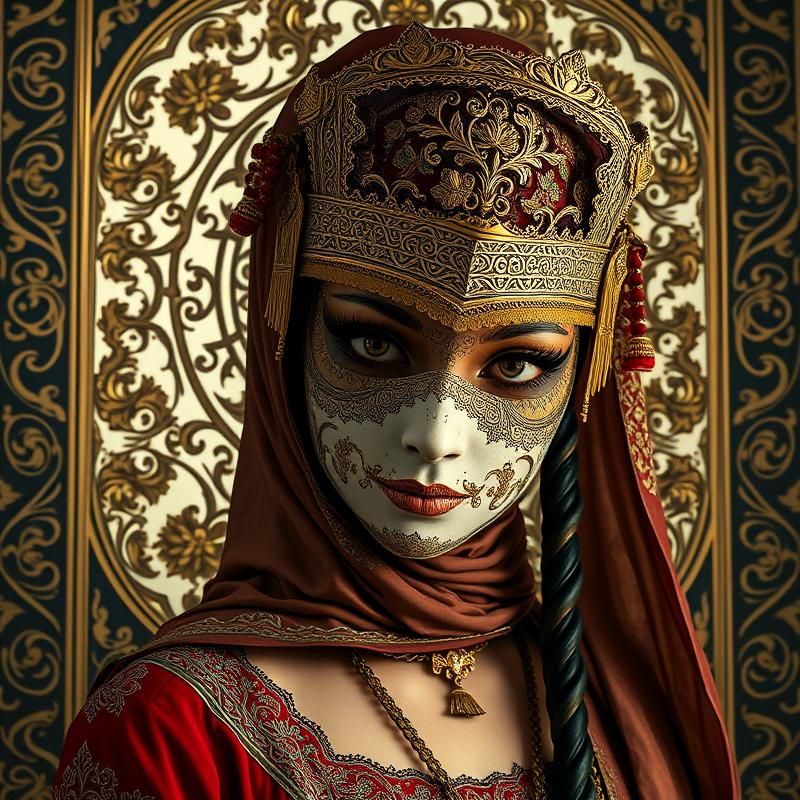 islamic art style AI art