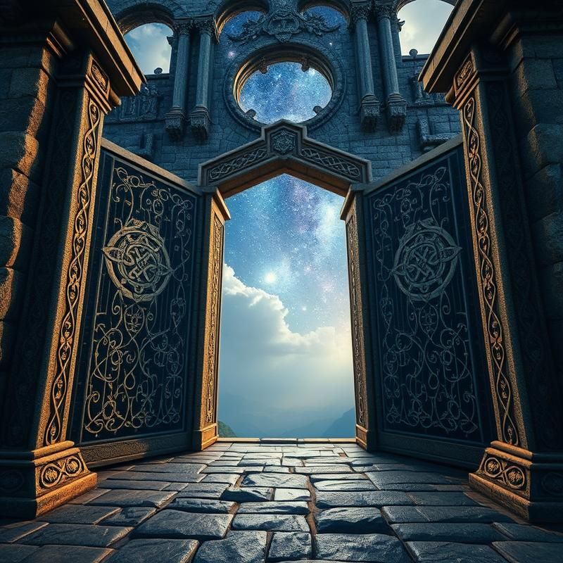 celtic style AI art