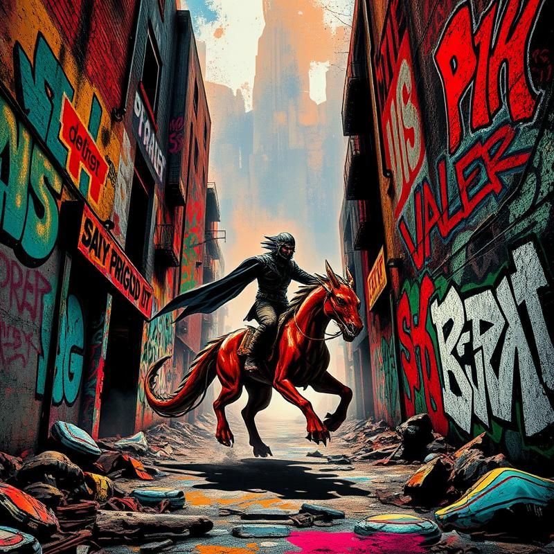 street art style AI art