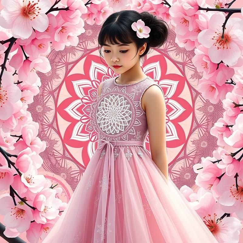 sacred geometry style AI art