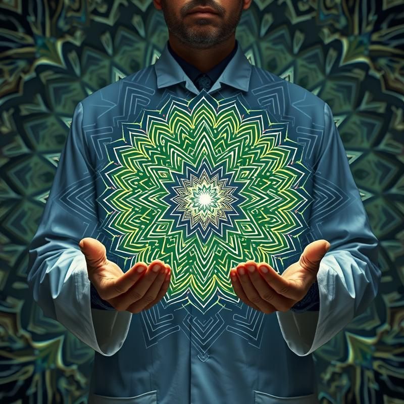 mandala style AI art