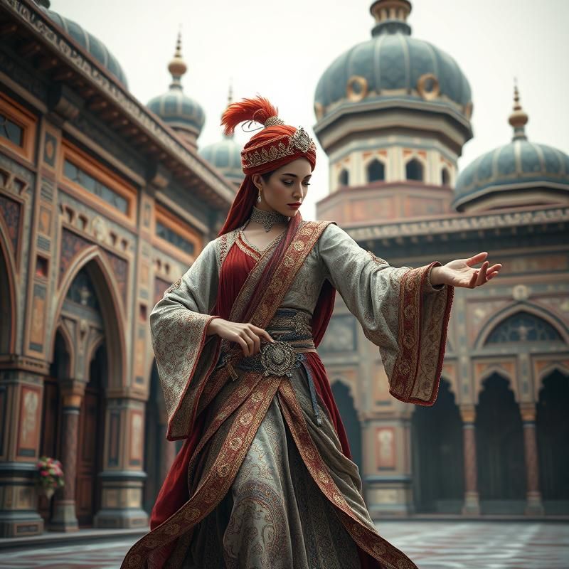 3D rendering style AI art
