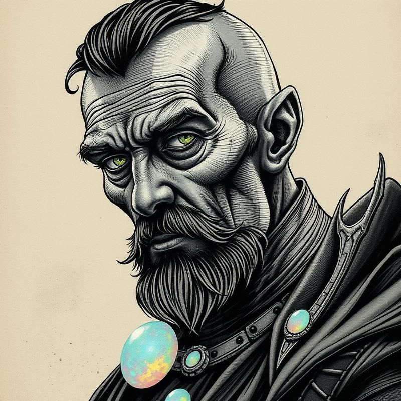 etching style AI art