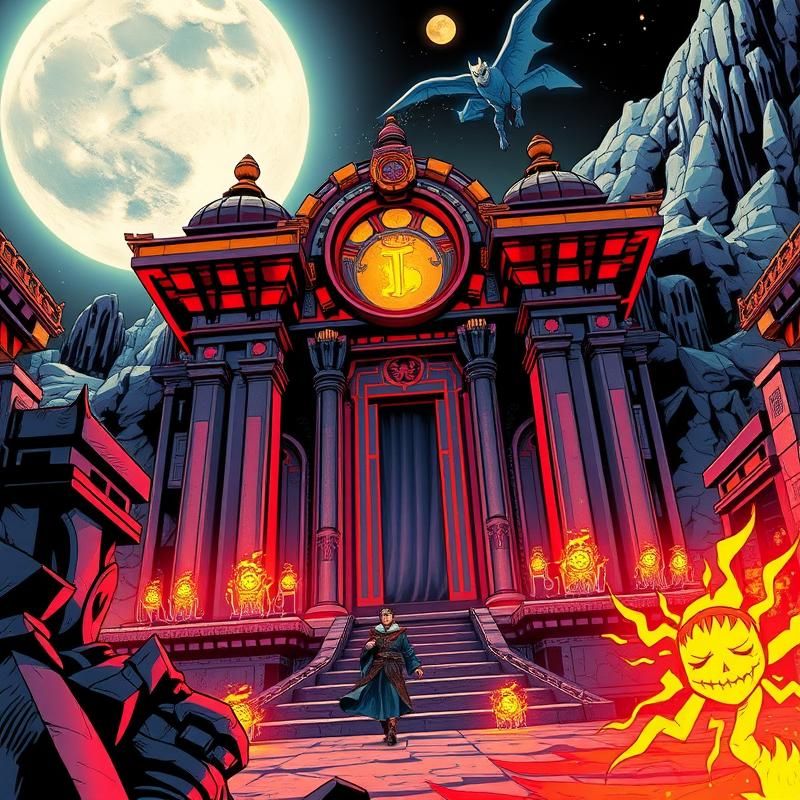 comic book style AI art
