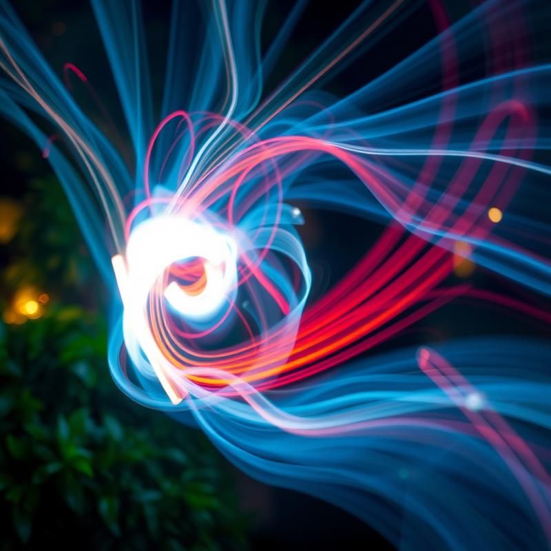 light painting style AI art