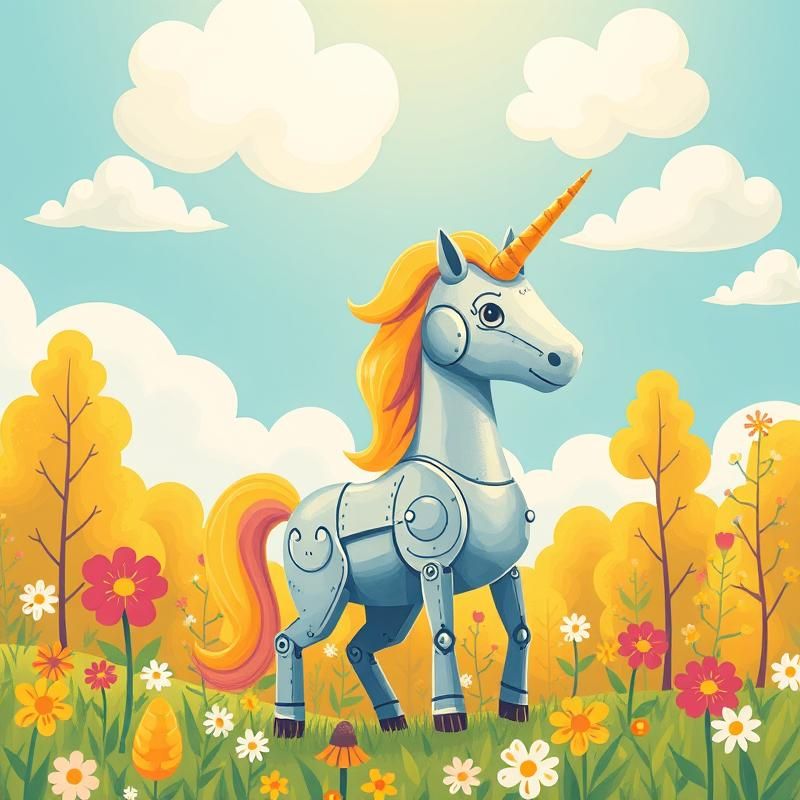 naive art style AI art