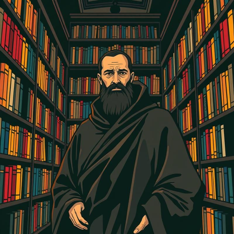 lithograph style AI art