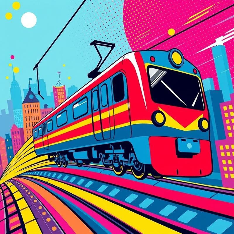 pop art style AI art
