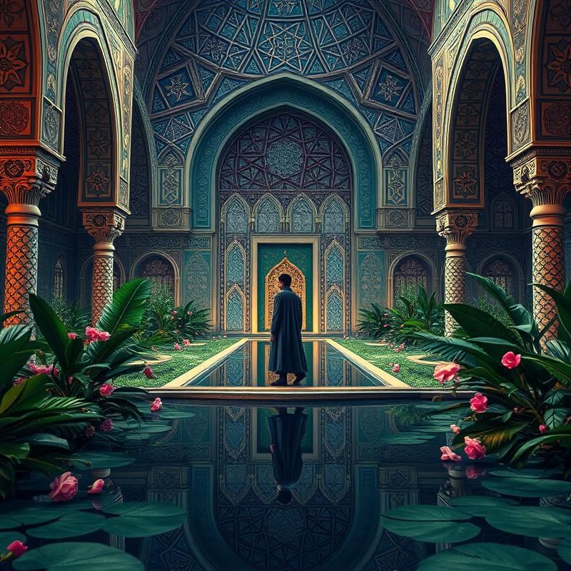 islamic art style AI art